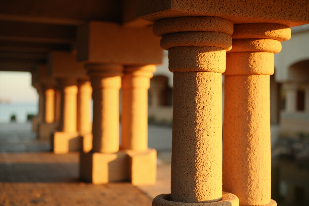 A network of interconnected support pillars representing Kubernetes support plans, ensuring reliability and efficiency.