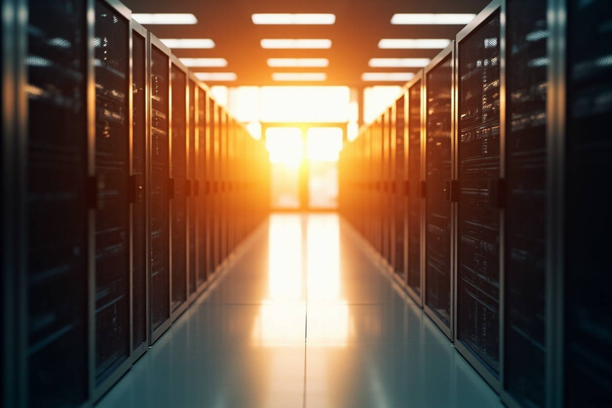 Data center representing Kubernetes infrastructure costs.